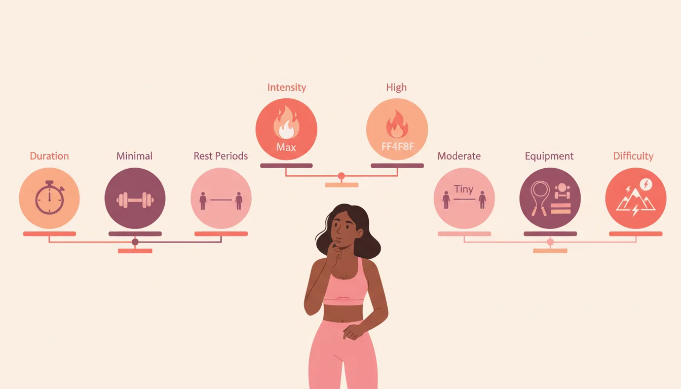 Infografía Las 5 diferencias principales entre Tabata y HIIT