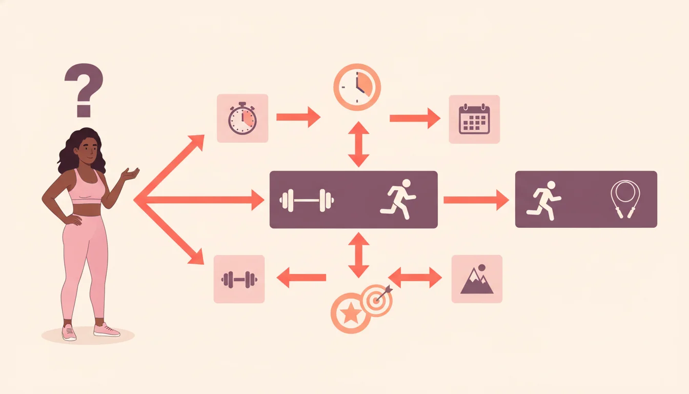 Infografía Cómo elegir entre Tabata y HIIT según tu nivel y objetivos